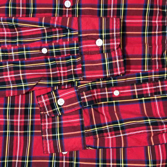 J. Crew Factory Slim Flex Washed Plaid Shirt - Picture 7 of 8